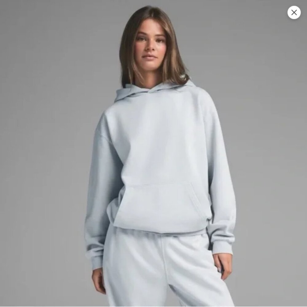 SKIMS Boyfriend fleece pullover hoodie